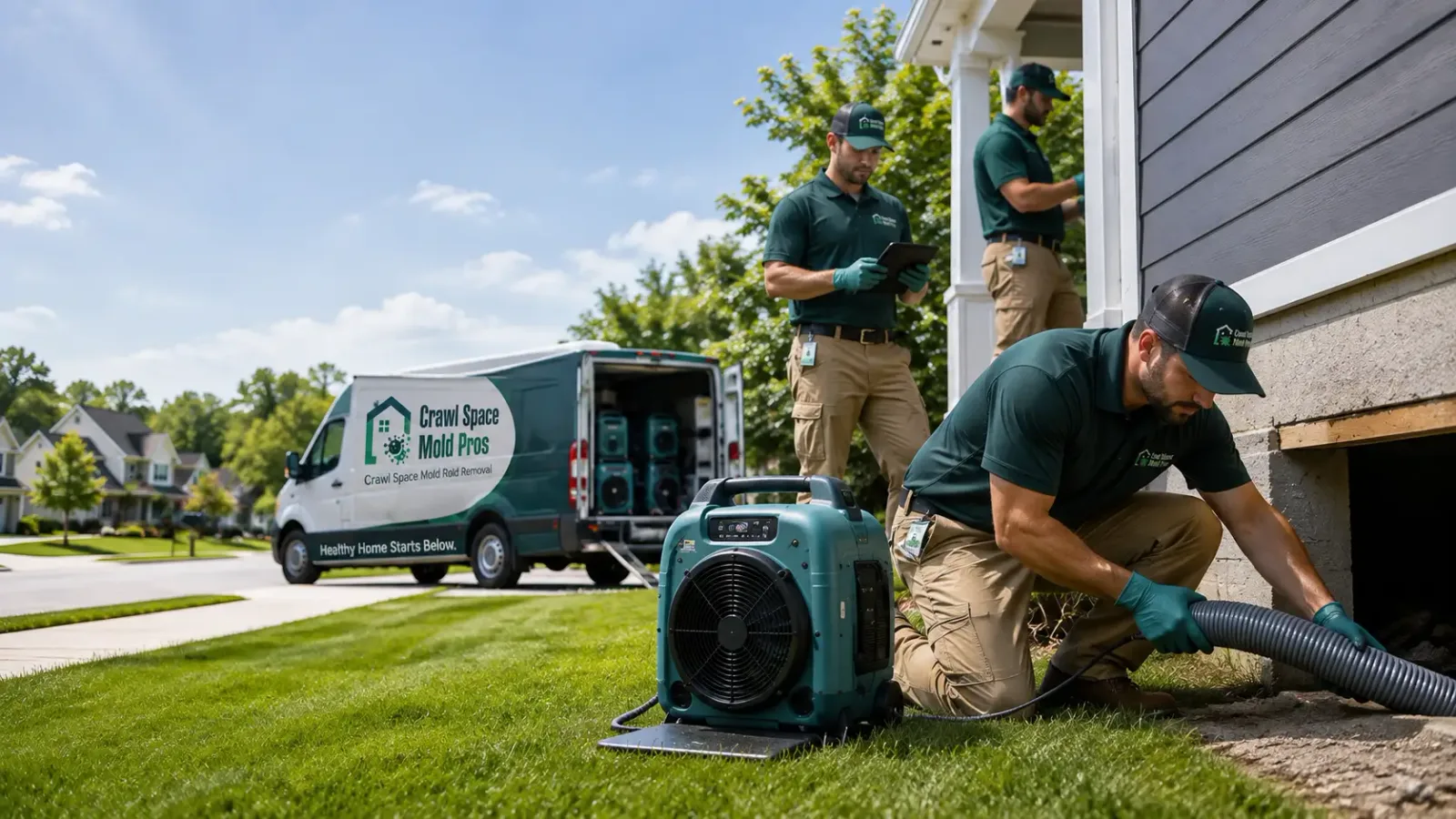 Crawl Space Mold Removal in Fairhope, AL